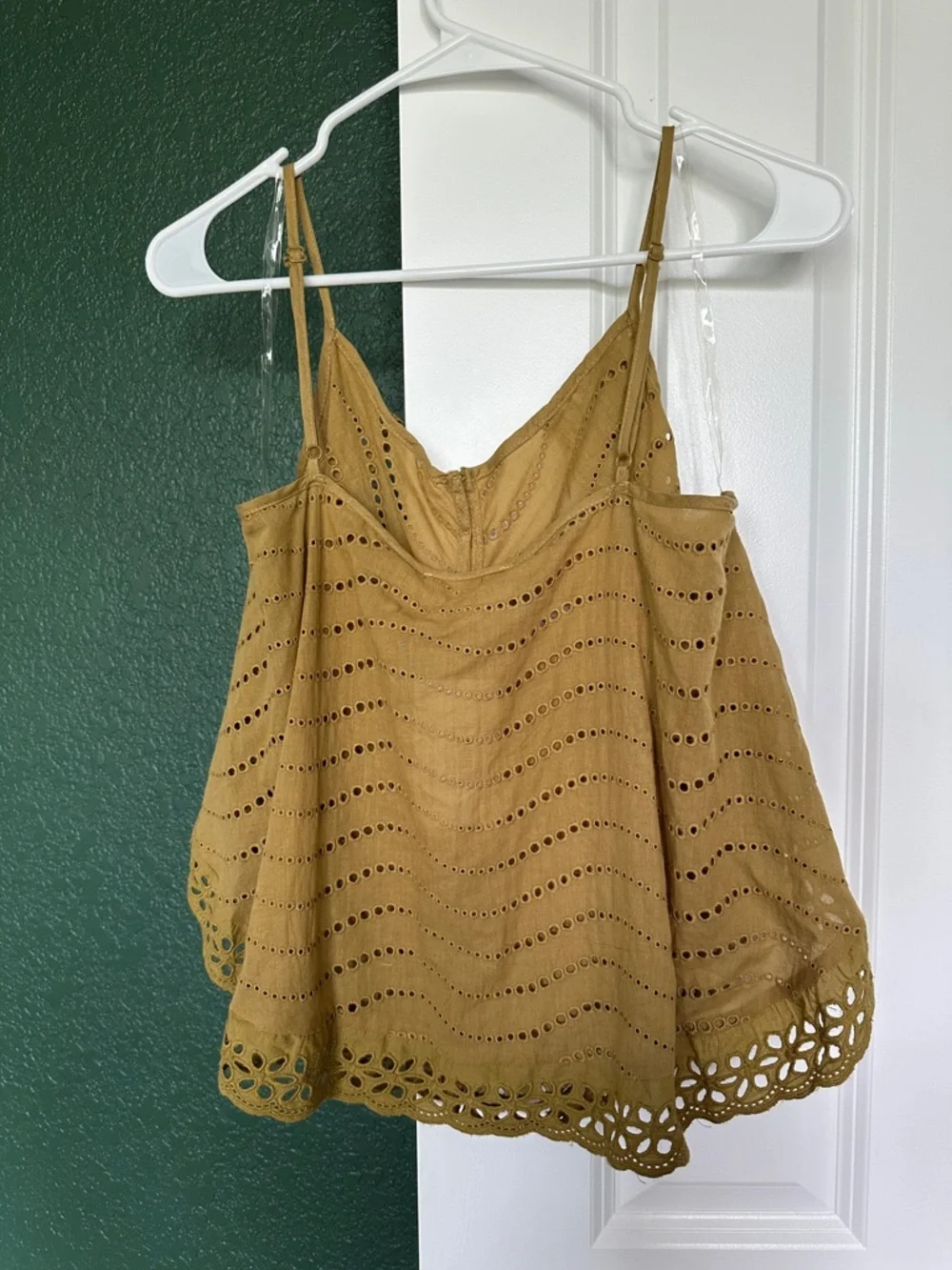 Listicle Golden Eyelet Cami - Picture 2 of 3